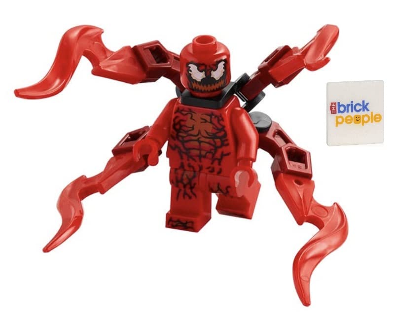 LEGO Superheroes: Carnage Minifigure with Appendages and Red Cape