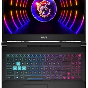 EXCaliberPC 2023 MSI Katana 15 B12VGK-082US (i7-12650H, 16GB RAM, 1TB NVMe SSD, RTX 4070 8GB, 15.6" 144Hz FHD, Windows 11) Gaming Laptop