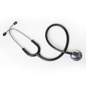 U.S. Army Stethoscope, OEM Classic Single Head Cardiology for Medical and Clinical Use - 27 inch (Black)