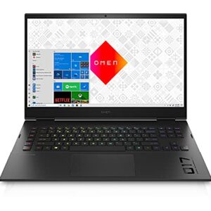 HP Omen 17 Gaming Laptop 17.3” FHD IPS 144Hz 7ms (300 nits, 100% sRGB, Micro-Edge) 11th Gen Intel 8-Core i7-11800H 16GB RAM 1TB SSD Geforce RTX 3060 6GB Thunderbolt RGB Backlit Black + HDMI Cable