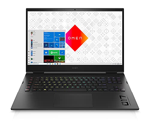 HP Omen 17 Gaming Laptop 17.3” FHD IPS 144Hz 7ms (300 nits, 100% sRGB, Micro-Edge) 11th Gen Intel 8-Core i7-11800H 16GB RAM 1TB SSD Geforce RTX 3060 6GB Thunderbolt RGB Backlit Black + HDMI Cable