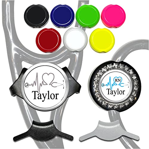 Personalized Doctor Stethoscope Name Tag for Littmann | Customized Adjustable Id Gift for Nurse | Fits All Stethoscopes