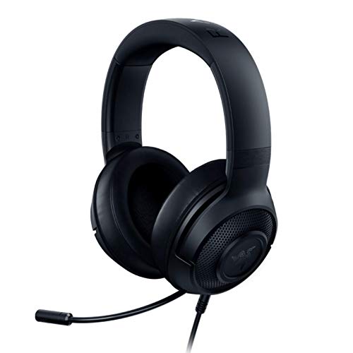 Razer Kraken X Ultralight Gaming Headset: 7.1 Surround Sound - Lightweight Aluminum Frame - Bendable Cardioid Microphone - for PC, PS4, PS5, Switch, Xbox One, Xbox Series X|S, Mobile - Black