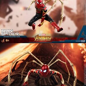 Hot Toys Marvel Avengers Infinity War Spider-Man Iron Spider Suit 1/6 Scale 12" Action Figure