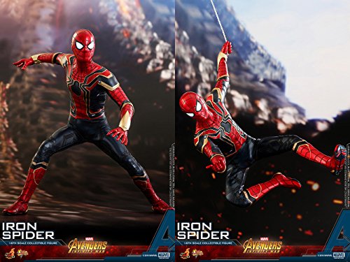 Hot Toys Marvel Avengers Infinity War Spider-Man Iron Spider Suit 1/6 Scale 12" Action Figure