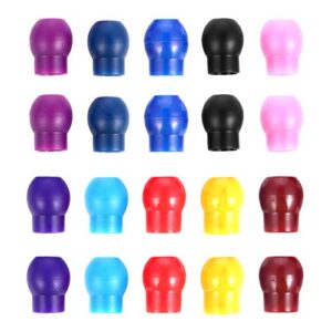 tehaux 10pairs stethoscope replacement earplugs soft silicone stethoscope ear tips stethoscope covers for stethoscope ( assorted color )