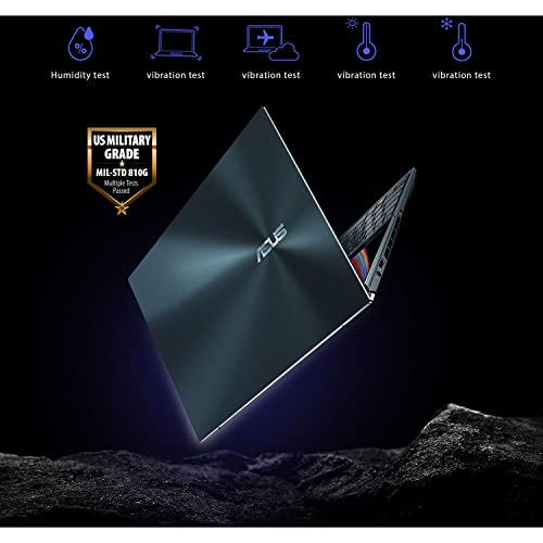 ASUS ZenBook Pro Duo 15 UX582 15.6" 4K OLED Touchscreen (Intel 14-Core i7-12700H, 16GB DDR5 RAM, 2TB SSD, GeForce RTX 3060 6GB) Business Laptop, ScreenPad Plus, Backlit, IST HDMI, Stylus, Win 11 Pro