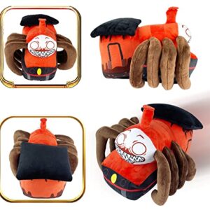 PERUKOYO Choo Choo Charles Plush, Charles Train Toy, Spider Stuffed Animals, Monster Horror Game Plush, Gift for Boys and Girls