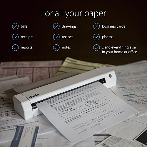 Doxie Go SE - The Intuitive Portable Document Scanner with Rechargeable Battery and Easy Software for Home, Office, or Work from Home