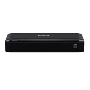 epson workforce es-200 color portable document scanner with adf for pc and mac, sheet-fed and duplex scanning (renewed)