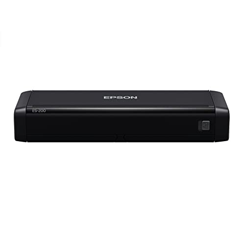 Epson Workforce ES-200 Color Portable Document Scanner with ADF for PC and Mac, Sheet-fed and Duplex Scanning (Renewed)