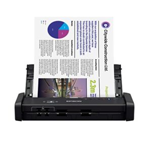 Epson Workforce ES-200 Color Portable Document Scanner with ADF for PC and Mac, Sheet-fed and Duplex Scanning (Renewed)