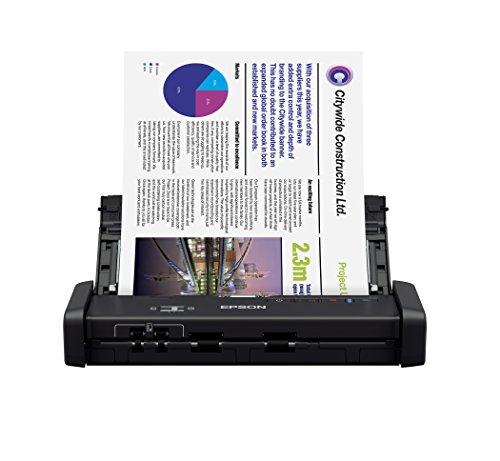 Epson Workforce ES-200 Color Portable Document Scanner with ADF for PC and Mac, Sheet-fed and Duplex Scanning (Renewed)