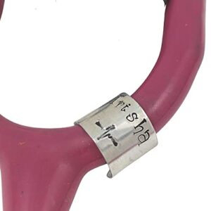 stethoscope id tag - ring - littmann - charm - personalized name tag - nurse graduation gift