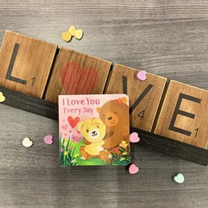 I Love You Every Day Finger Puppet Board Book for Babies and Toddlers; Valentine's Day, Holidays & More to Talk About Love (Children's Interactive Finger Puppet Board Book)