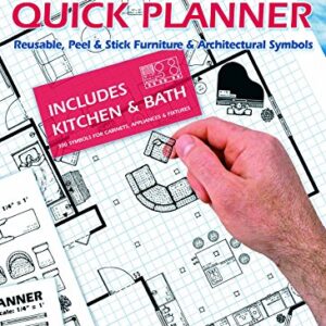 Home Quick Planner: Reusable, Peel & Stick Furniture & Architectural Symbols