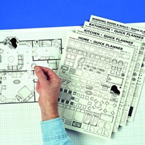 Home Quick Planner: Reusable, Peel & Stick Furniture & Architectural Symbols