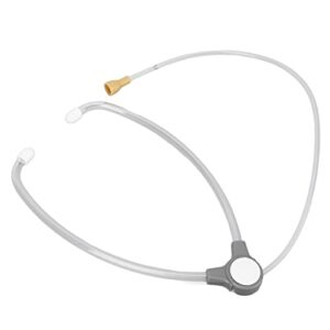 Hearing Aid Listening Stethoscope with Couple Used for Testing BTE, ITE, ITC, CIC, Stethoscope with Damping Home Double Head Sound Detection Earpiece