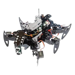 chloes spider robot hexapod spider robot kit, stem robotics kit brain-training toy educational toys birthday gift robot toys