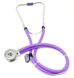 emi sprague rappaport dual head medical stethoscope - lilac #112 perfect for nurses