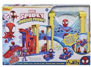 marvel spidey & his amazing friends action figures superheroes + villains (choose figure) (web squad city chase playset)