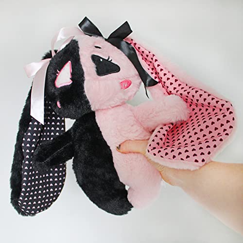 Attatoy E-Girl Bunny Plush, Anime Goth Stuffed Animal for Teens