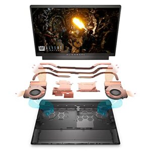 Alienware m15 R6, 15.6 inch QHD 240Hz Non-Touch Gaming Laptop - Intel Core i7-11800H, 16GB DDR4 RAM, 512GB SSD, NVIDIA GeForce RTX 3060 6GB GDDR6, Windows 10 Home- Dark Side of the Moon (Latest Model)