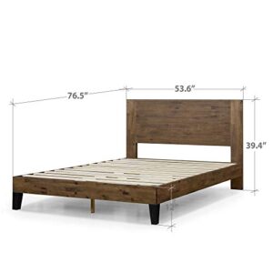 ZINUS Tonja Wood Platform Bed Frame with Headboard / Mattress Foundation with Wooden Slat Support / No Box Spring Needed / Easy Assembly, Full