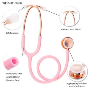 Scienlodic Professional Double Head Stethoscope Home Clinical Use Customized Gold-Plated High-end