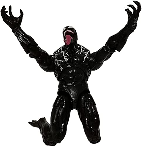 EROCK Venom Legends Series - Venom Action Figure, Venom Toys, Venom Figure, Venom Carnage Action Figure Toy, 7-inches PVC Anime Figure Movable Model Toys Gift for Chritsmas Newyear Birthday (Venom B)