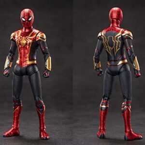 licy618 7 Inch Iron Spiderman Action Figure (1/10 Scale) Exquisite Painting 20 Joints Movable Action Figure