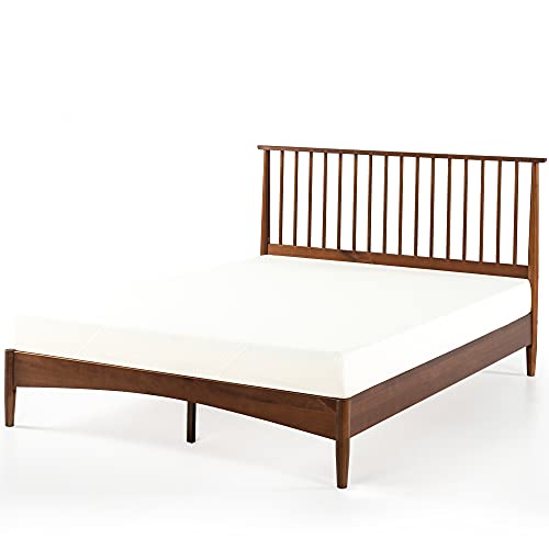 ZINUS Linda Mid Century Wood Platform Bed Frame / Solid Wood Foundation / Wood Slat Support / No Box Spring Needed / Easy Assembly, Full