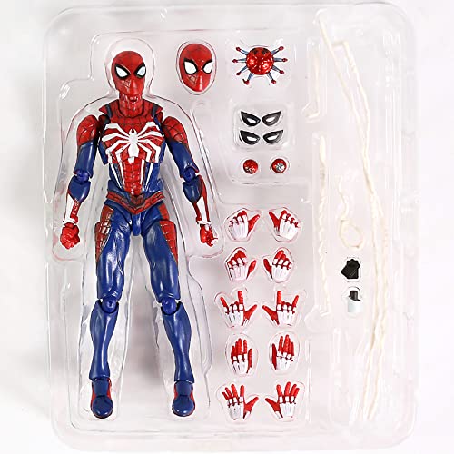 Figuarts for Spider Man Spider-Man Upgrade Suit PS4 Game Edition 6"/15 cm Joints Moveable Action Figure Collectable Model Ornaments Toy Box Set