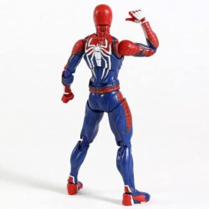 Figuarts for Spider Man Spider-Man Upgrade Suit PS4 Game Edition 6"/15 cm Joints Moveable Action Figure Collectable Model Ornaments Toy Box Set