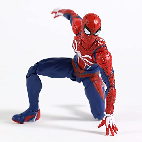 Figuarts for Spider Man Spider-Man Upgrade Suit PS4 Game Edition 6"/15 cm Joints Moveable Action Figure Collectable Model Ornaments Toy Box Set