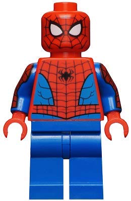 LEGO Superheroes: Spider-Man Minifigure with Web and Printed Arms