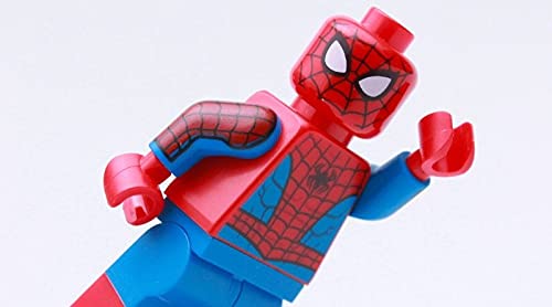 LEGO Superheroes: Spider-Man Minifigure with Web and Printed Arms