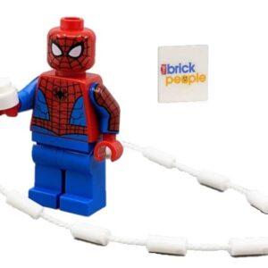 LEGO Superheroes: Spider-Man Minifigure with Web and Printed Arms