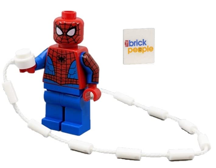 LEGO Superheroes: Spider-Man Minifigure with Web and Printed Arms