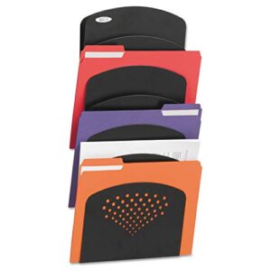 Safco Products Steel Seven Pocket Wall Rack - Organize and Store Legal & Letter-Sized Folders in Style - Durable Commercial-Grade Construction with Powder Coat Finish