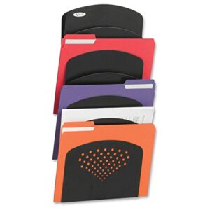 Safco Products Steel Seven Pocket Wall Rack - Organize and Store Legal & Letter-Sized Folders in Style - Durable Commercial-Grade Construction with Powder Coat Finish