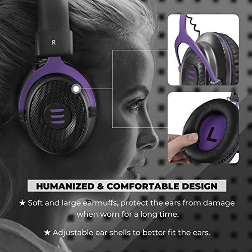 EKSA E900 Headset with Microphone for PC, PS4,PS5, Xbox - Detachable Noise Canceling Mic, 3D Surround Sound, Comfort Sturdy, Wired Headphone for Gaming, Computer, Laptop, Switch, Handheld (3.5MM Jack)