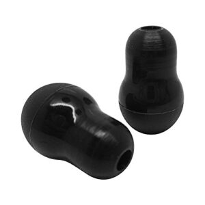 LUFOX 2 Pair Black Color Silicone Ear Tips Earbud Replacement for Littmann Stethoscope ¡­