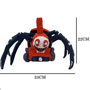 ULTHOOL Choo Choo Charles Plush, 8.5 Inches Choochoo Spider Train Plush Toys, Horror Game Stuffed Animal Doll for Kids and Fans Birthday Gifts (Style A)