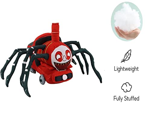 ULTHOOL Choo Choo Charles Plush, 8.5 Inches Choochoo Spider Train Plush Toys, Horror Game Stuffed Animal Doll for Kids and Fans Birthday Gifts (Style A)