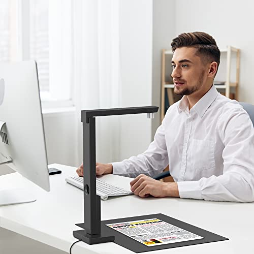 CZUR Lens800 Pro Portable Document Scanner, 8MP Document Camera, Capture Size A4, 1s/Page Fast Scan Speeds, Easy-to-Use, USB Powered Travel Scanner, for Mac&Windows