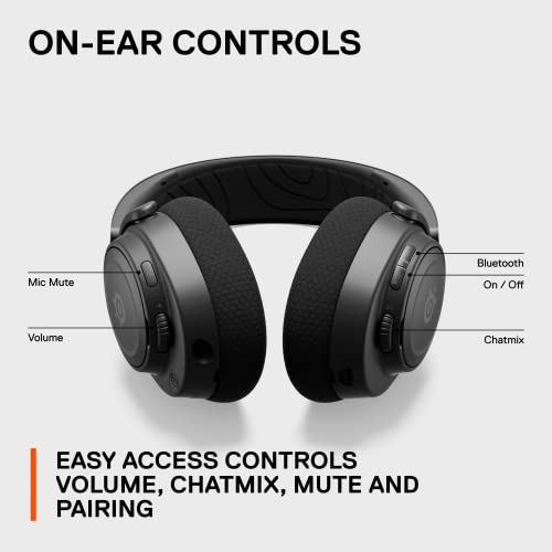 NEW SteelSeries Arctis Nova 7 Wireless Multi-Platform Gaming Headset – Simultaneous Wireless 2.4GHz & Bluetooth – Comfort Design - Fast Charging 38Hr Battery – PC, PS, Switch, Mobile