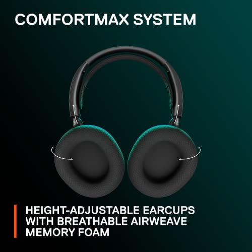 NEW SteelSeries Arctis Nova 7 Wireless Multi-Platform Gaming Headset – Simultaneous Wireless 2.4GHz & Bluetooth – Comfort Design - Fast Charging 38Hr Battery – PC, PS, Switch, Mobile