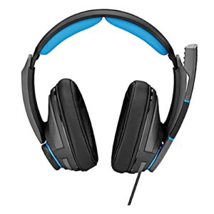 EPOS Sennheiser GSP 300 Gaming Headset with Noise-Cancelling Mic, Flip-to-Mute, Comfortable Memory Foam Ear Pads, Headphones for PC, Mac, Xbox One, PS4, Nintendo Switch, and Smartphone compatible.