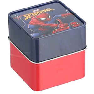 Accutime Kids Marvel Spider-Man Digital Quartz Plastic Watch for Boys & Girls with LCD Display, Red/Black (Model: SPD3515A)